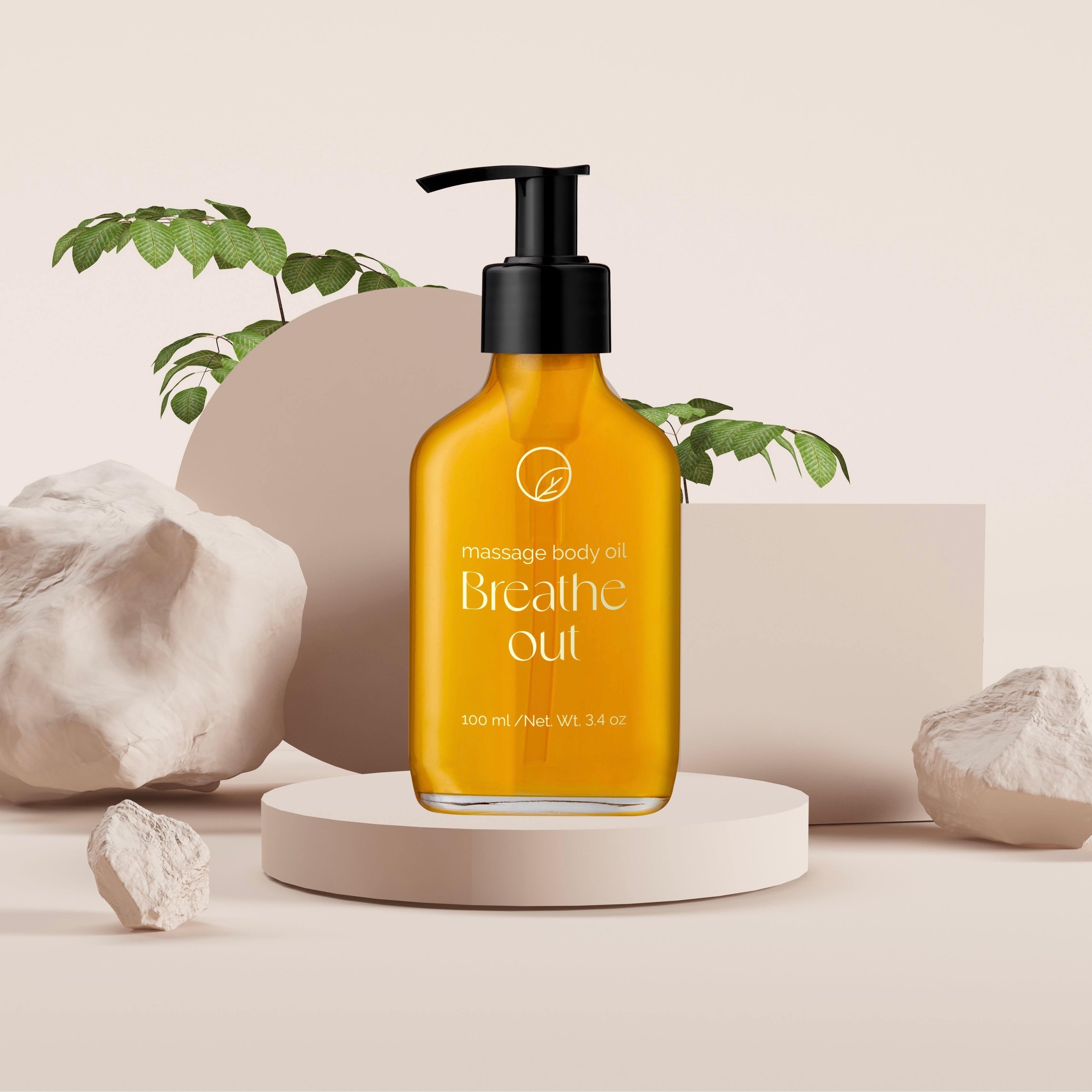 Breathe Out Massage Body Oil