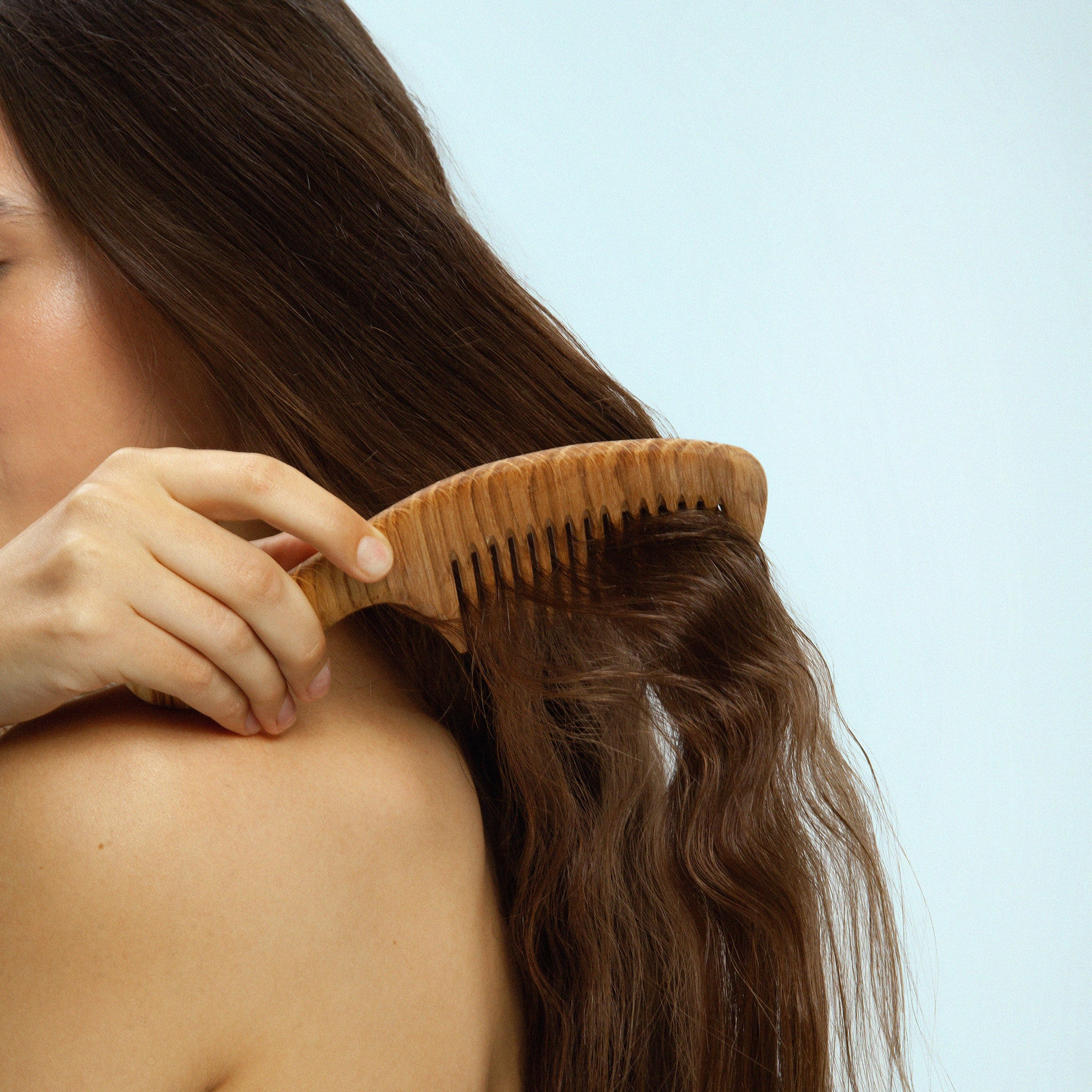 Real Wood Hair Comb – Dotyk USA